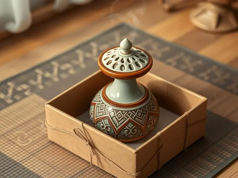 Decorative Ceramic Incense Burner