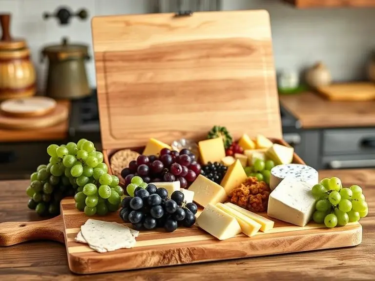 Wooden Cutting Board Charcuterie
