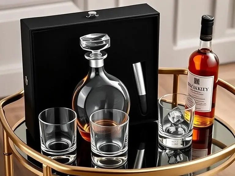 Premium Whiskey Decanter Set