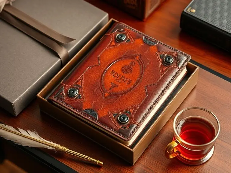 Leather Bound Journal Diary for thoughtful gifts