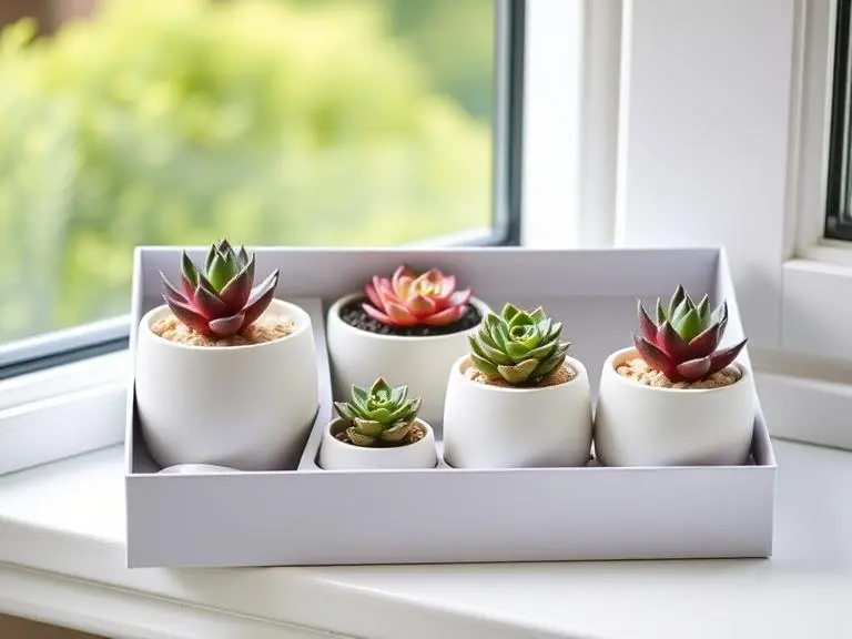 Ceramic Succulent Planter Set for Pottery anniversary