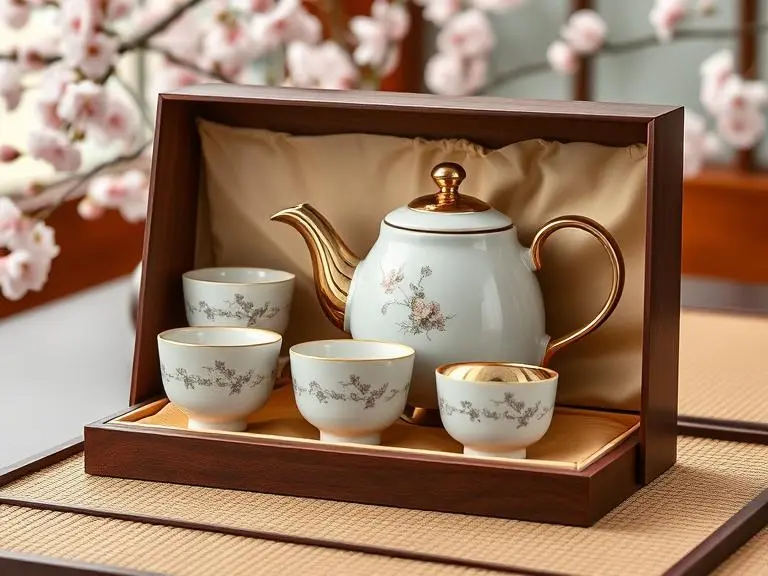 Ceramic Tea Pot Set for couples