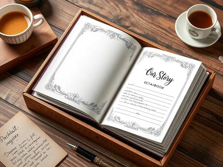 Couple's Story Journal Book