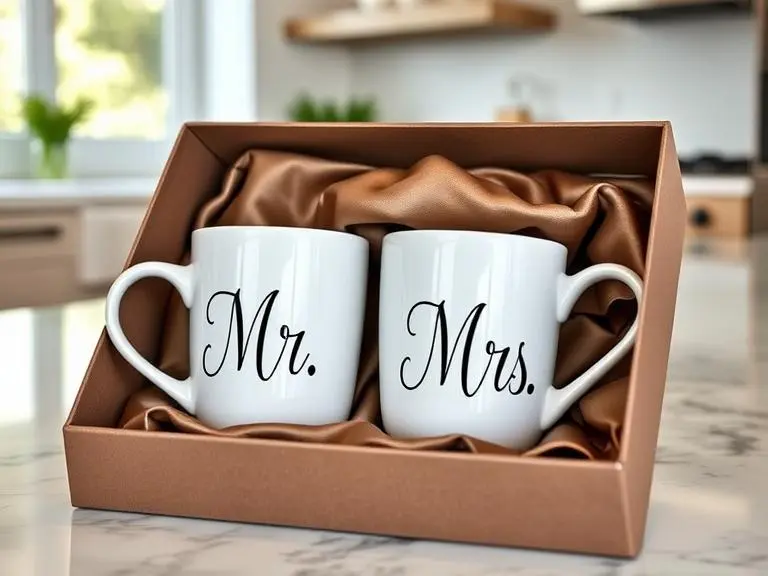 Elegant Ceramic Couple Coffee Mugs