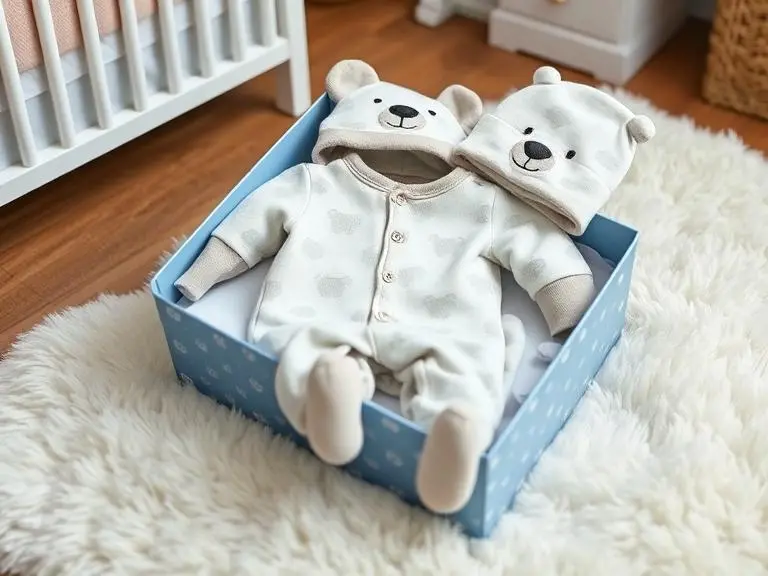 Newborn Boy Cute Bear Gift Set
