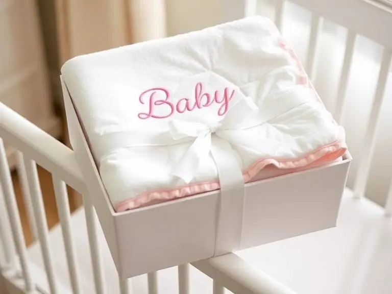 Custom Name Baby Girl Blanket Pink