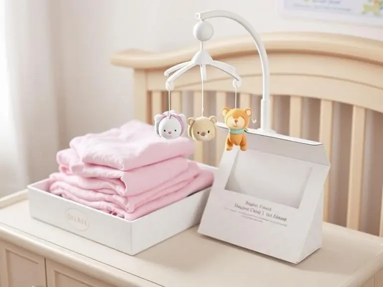 Rotating Musical Crib Mobile Cute Animals