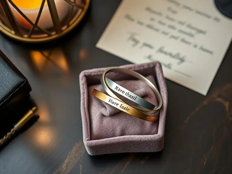 Custom Engraved Best Friend Bracelets