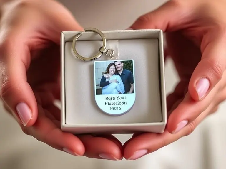 Personalized Photo Projection Keychain