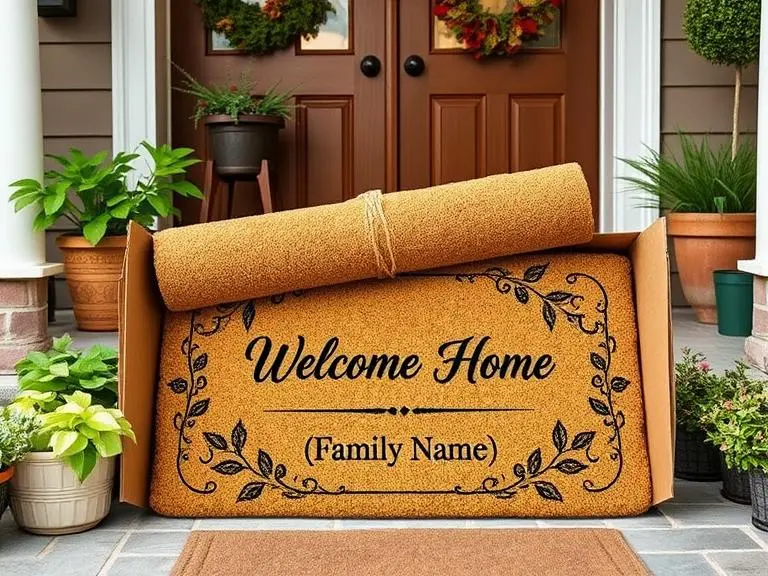 Personalized Welcome Doormat