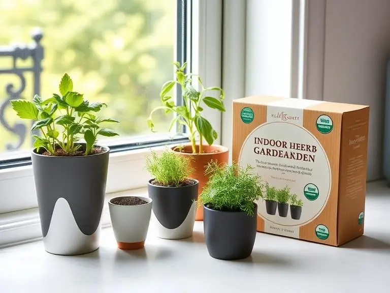 Indoor Herb Garden Kit for green thumbs