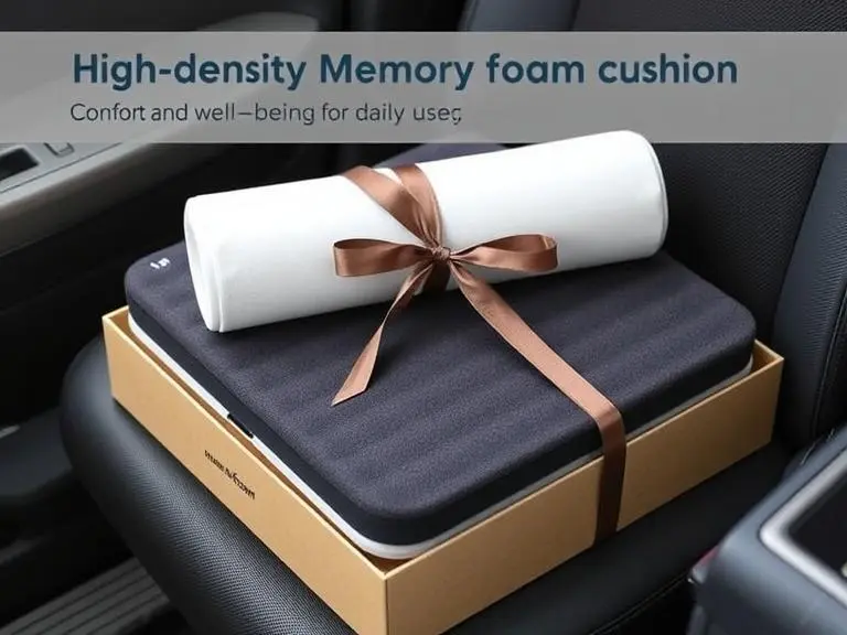Memory Foam Seat Cushion for back support