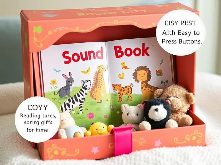 Toddler interactive sound book animals