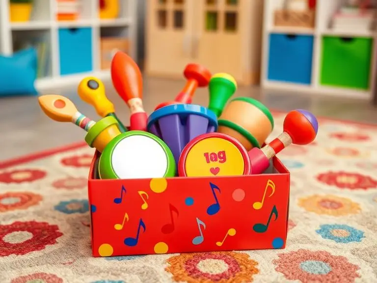 Toddler musical instrument percussion set