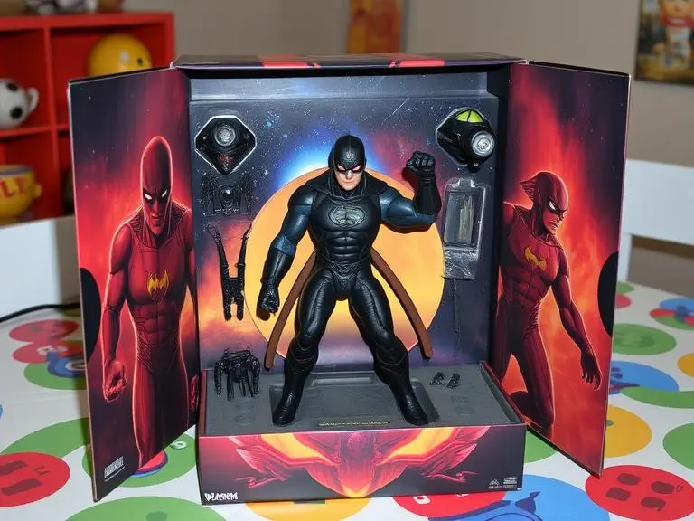 Large action figure playset with accessories