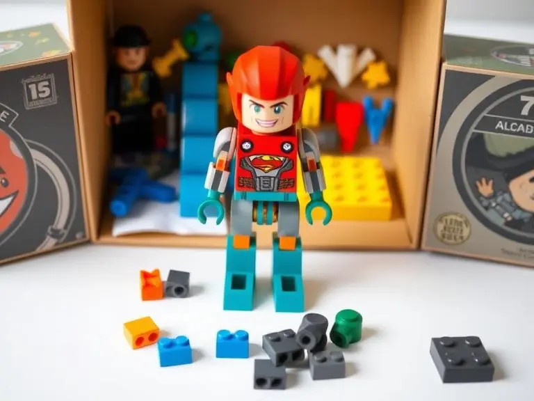 DIY customizable building blocks action figure