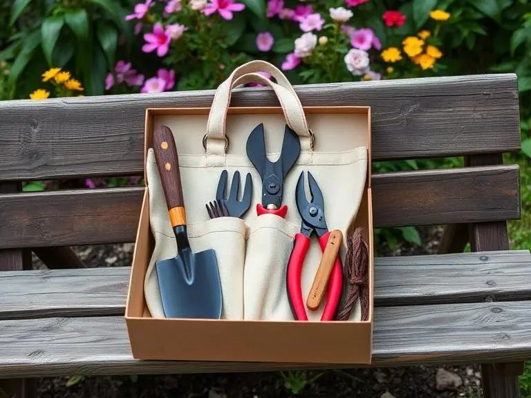 Gardening Hand Tool Set with Tote Bag