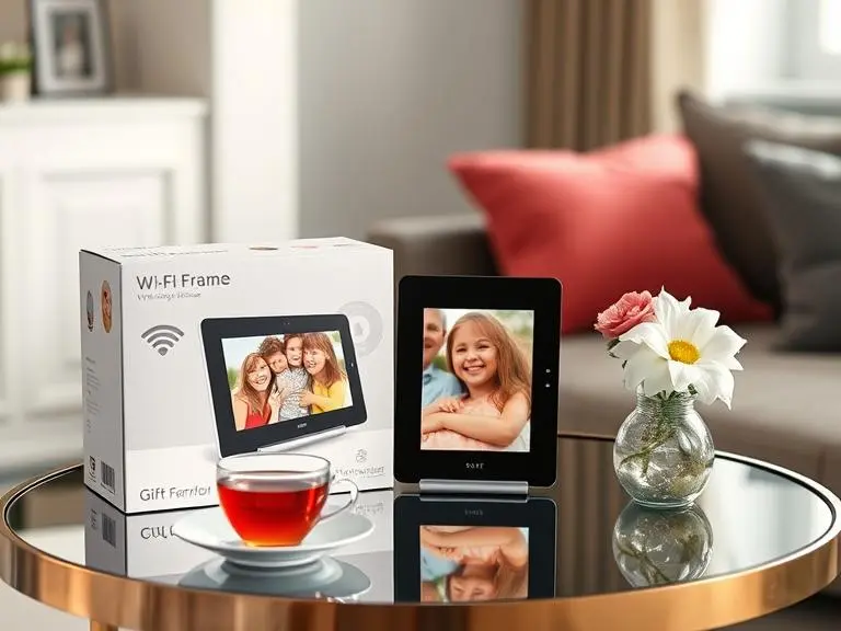 Digital Photo Frame with Wi-Fi