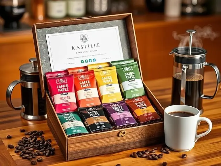 Gourmet Coffee Bean Selection Box