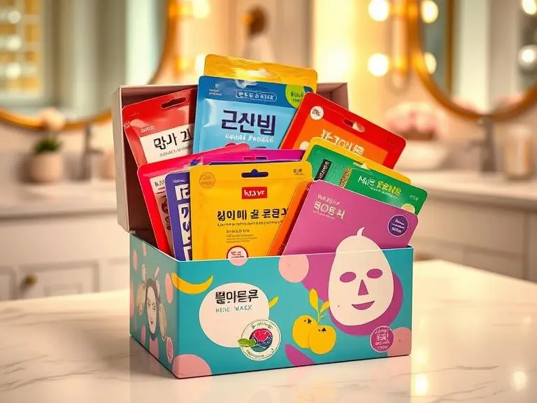Korean Skincare Sheet Mask Set