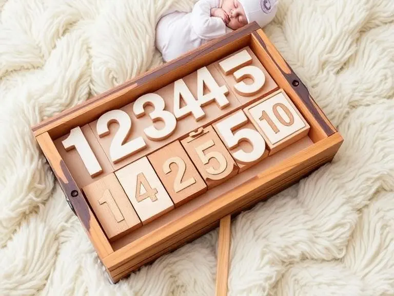 Milestone Baby Photo Props