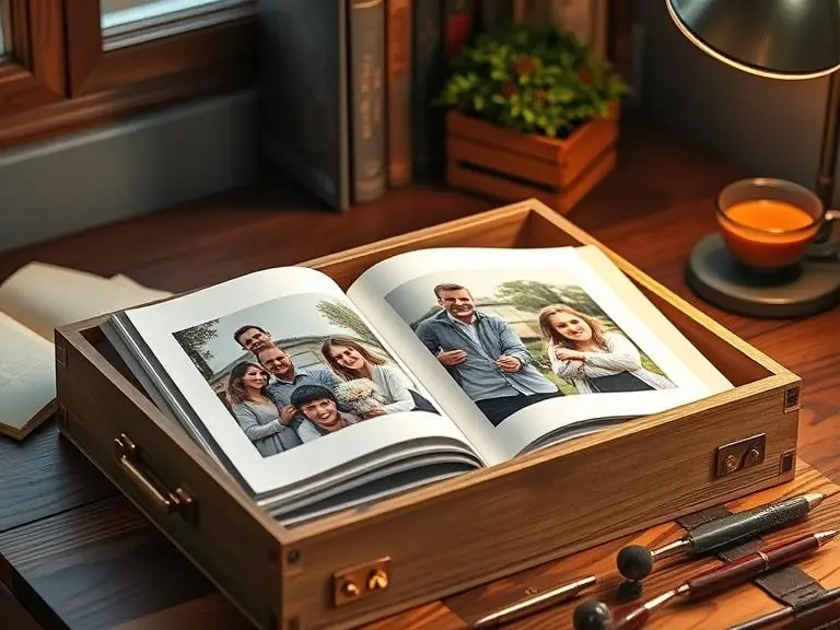 Custom Photo Album for Grandpa