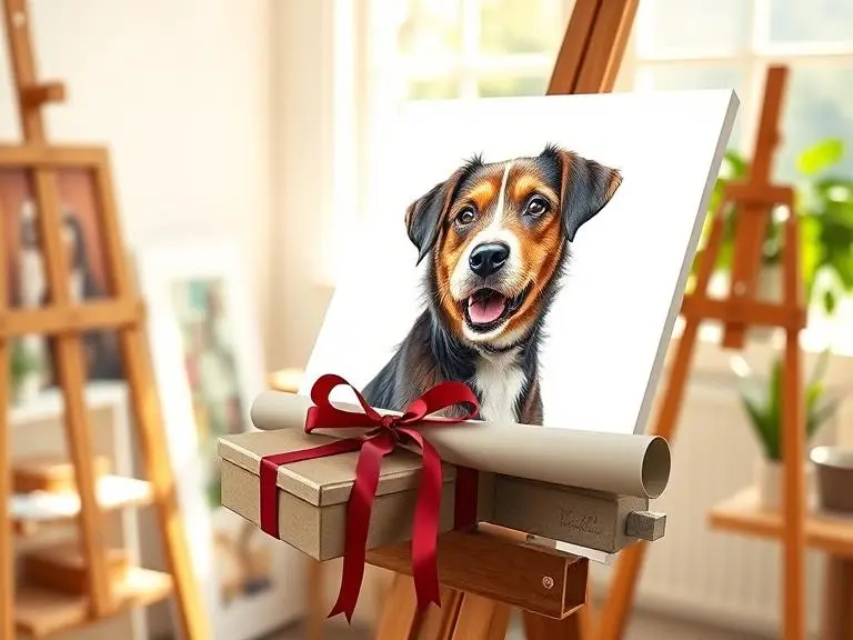 Custom Digital Pet Portrait Art Print
