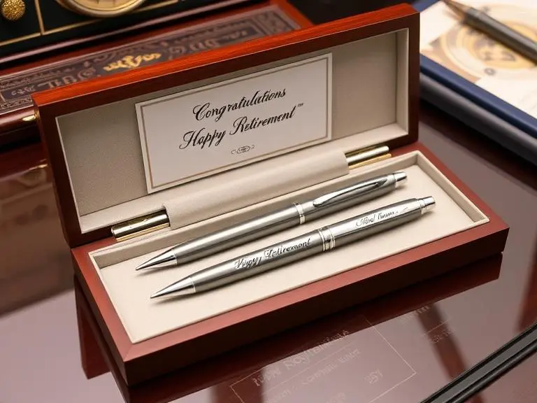 Engraved Retirement Pen Set