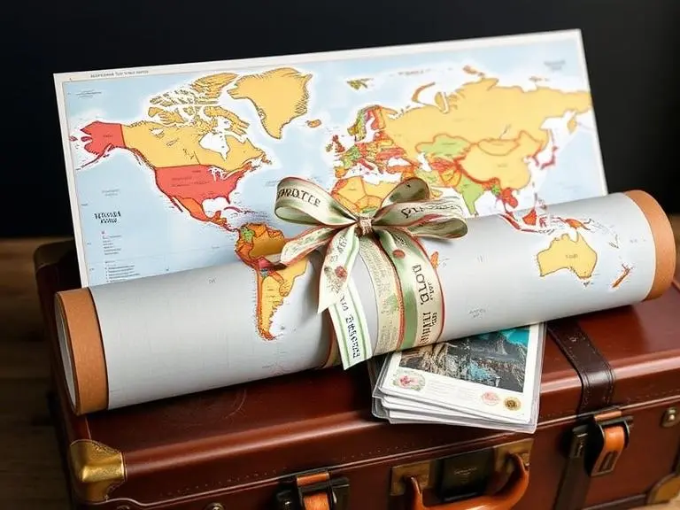 Deluxe Scratch Off World Map Poster