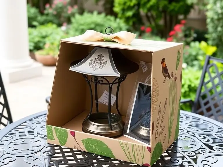 Outdoor Decorative Bird Feeder with Pole