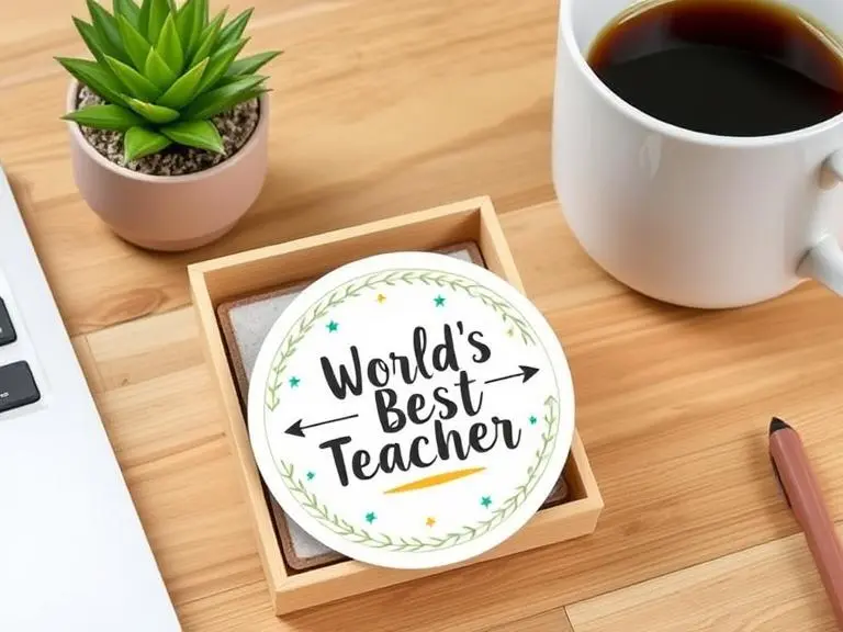 Teacher Appreciation Coaster Set