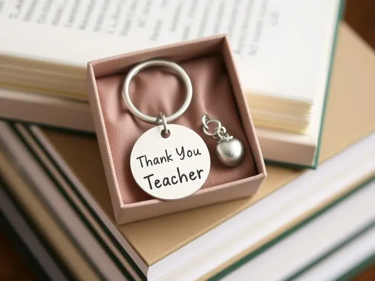 Teacher Appreciation Engraved Keychain