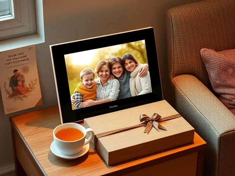 Large Print Digital Photo Frame