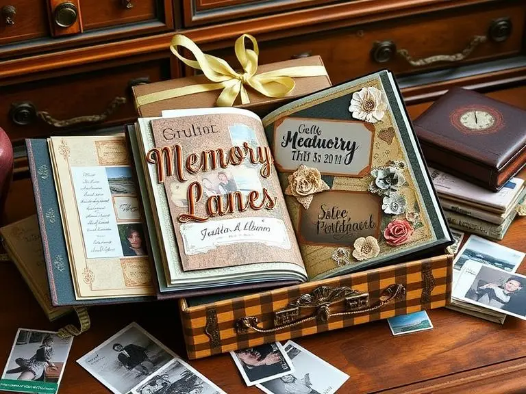 Memory Lane Photo Album Scrapbook Kit
