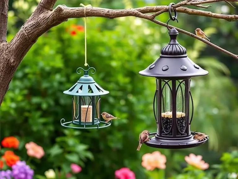 Bird Feeder with Squirrel-Proof Design