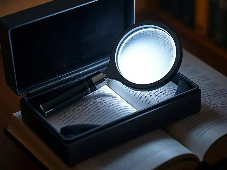 High-Quality Magnifying Glass with LED Light