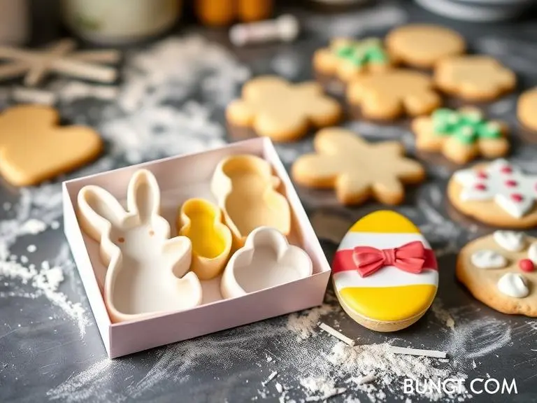 Easter Themed Cookie Cutters Set