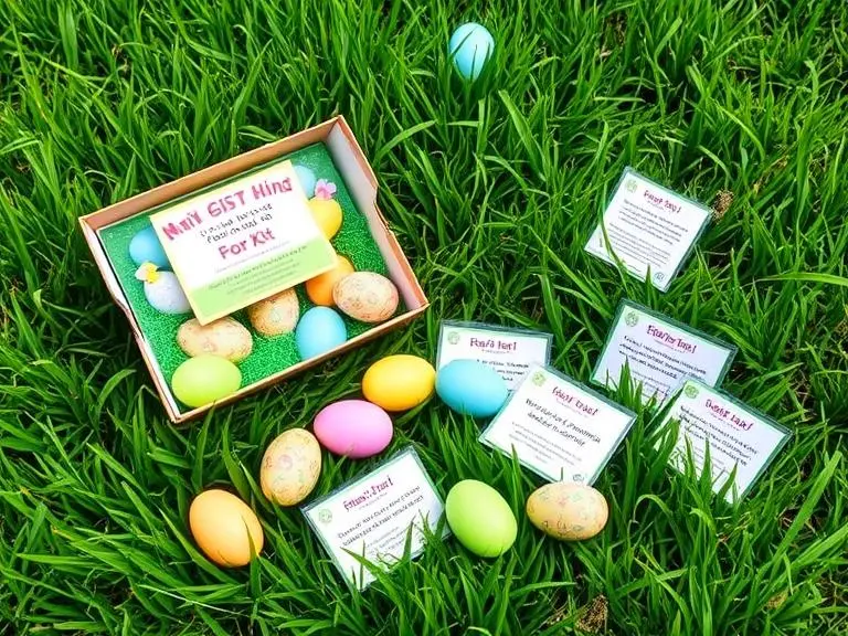 Mini Easter Egg Hunt Kit with Clues