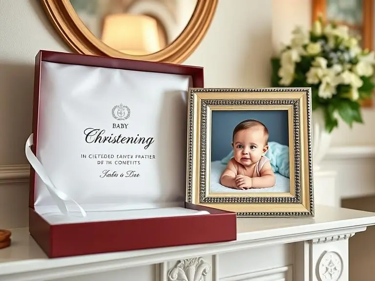 Personalized Christening Photo Frame