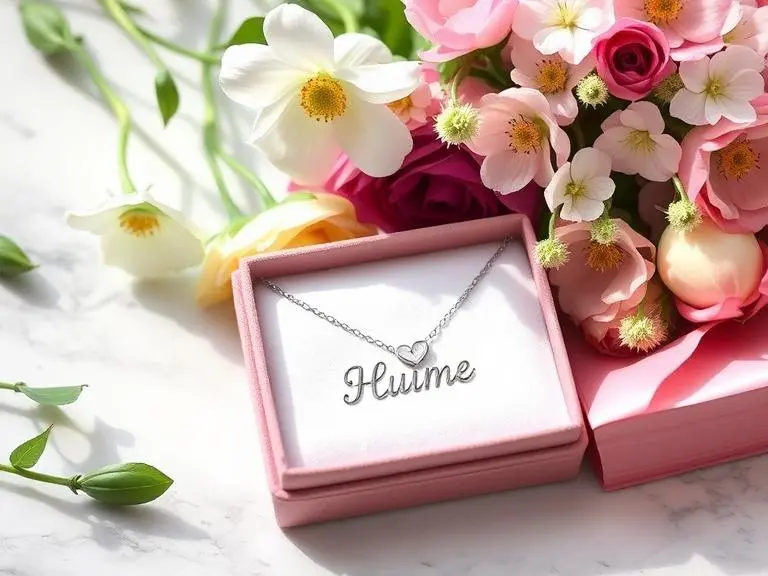 Personalized Birth Flower Necklace