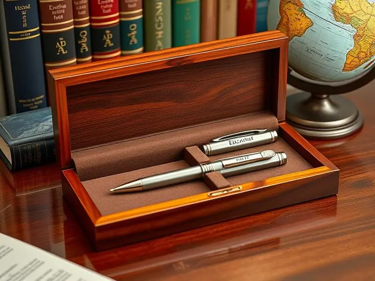 Custom Engraved Pen Set
