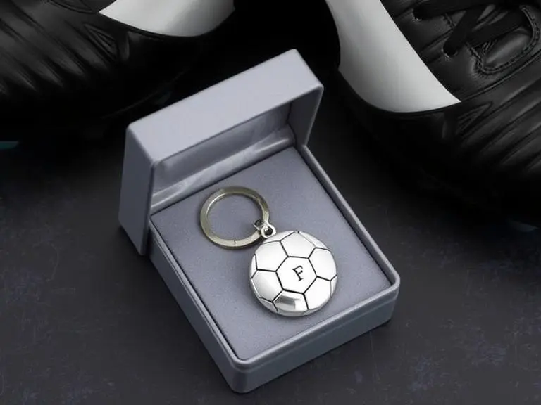 Personalized Football Keychain