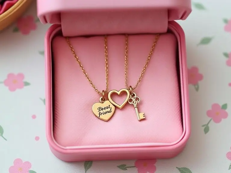 Personalized Best Friend Necklace Set