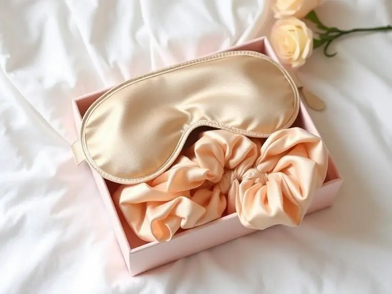 Silk Eye Mask & Hair Scrunchie Set