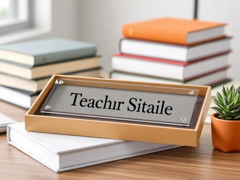 Customizable Desk Name Plate