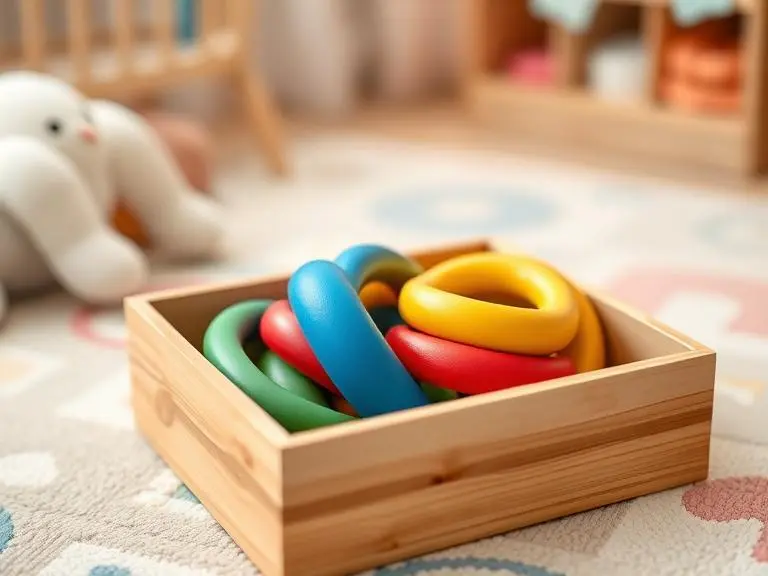 Montessori Wooden Stacking Toy for 1-year-old
