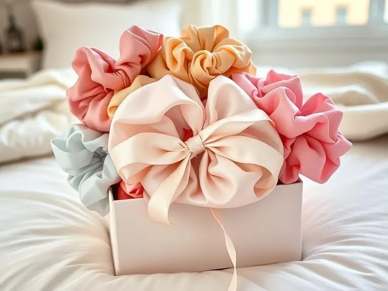 Silk Hair Scrunchie Set