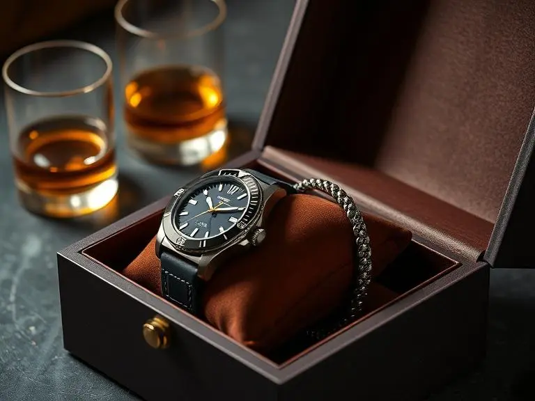 Men's Fashion Watch Bracelet Set